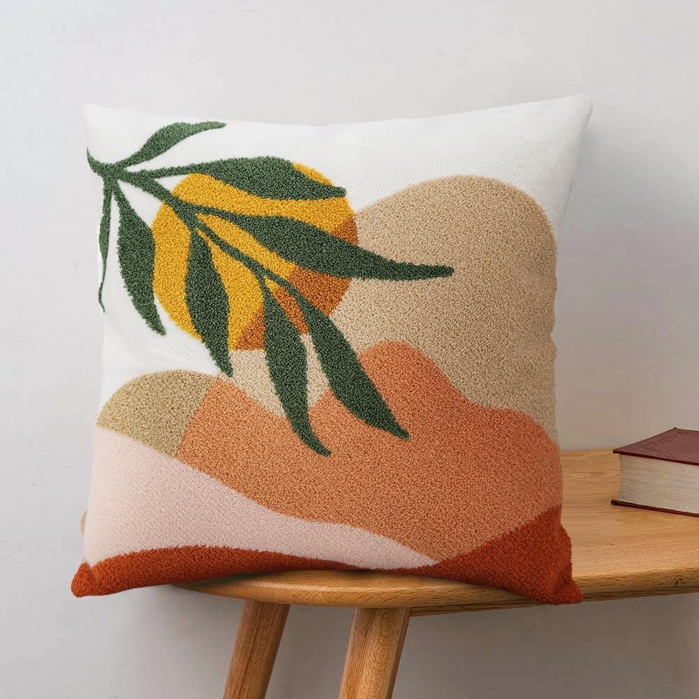 Boho Black Pillow Cover — 18" - View 7