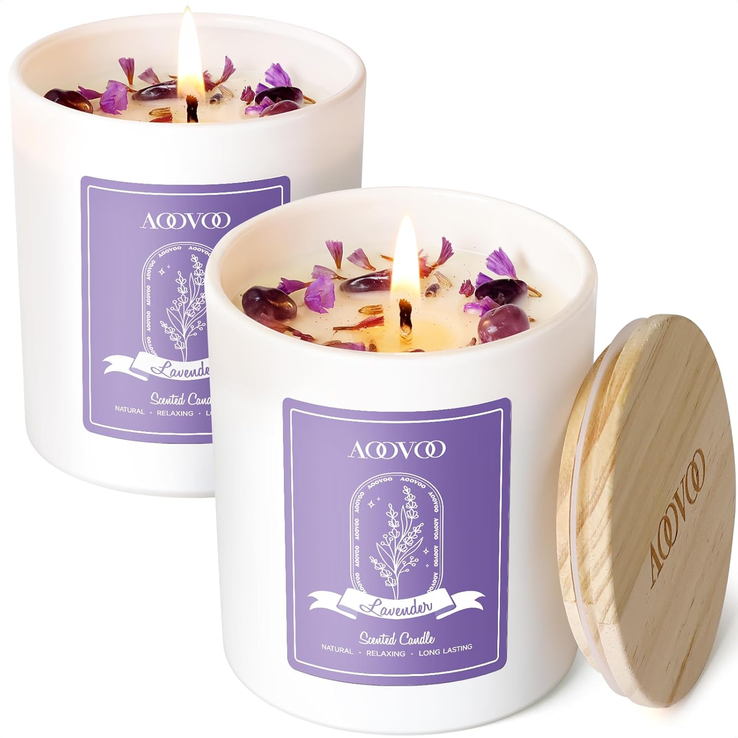 Luxe Metal Scented Candle — Lavender Scented Candles