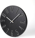 Modern Wood Wall Clock — 12" - View 3