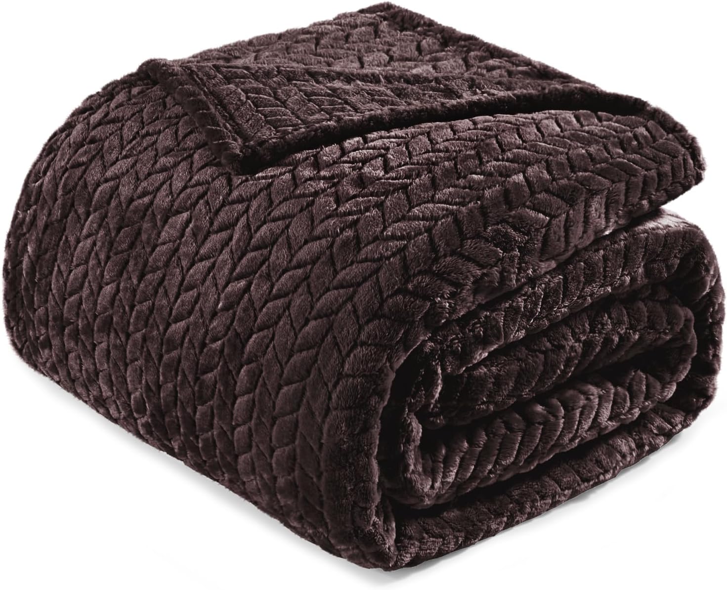 Black Throw Pillow — 70" — Coffee