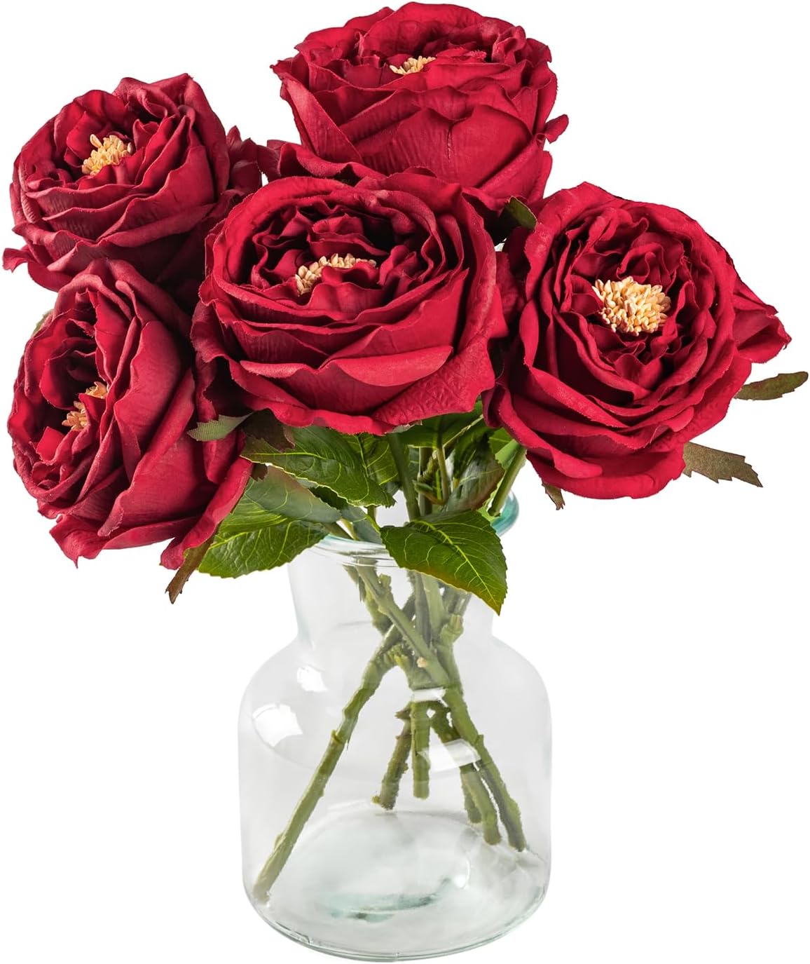 Blue Artificial Flowers — Red