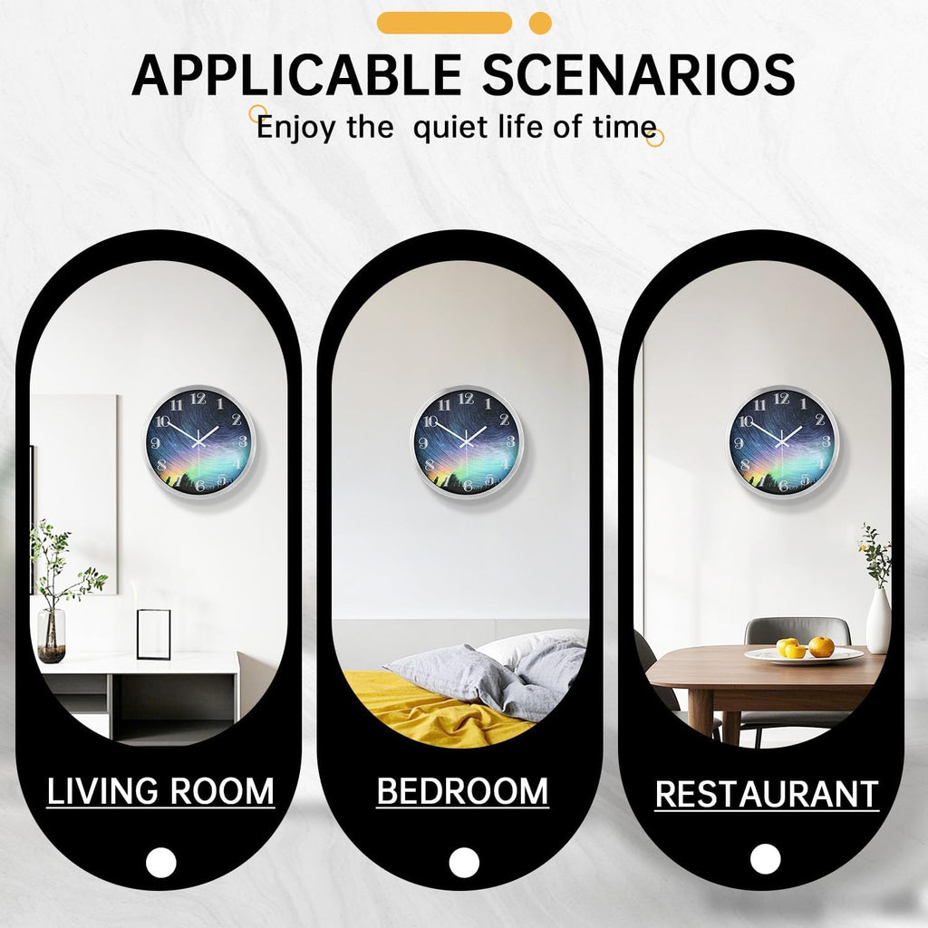 Battery Operated Modern Wall Clock — 12" - View 5