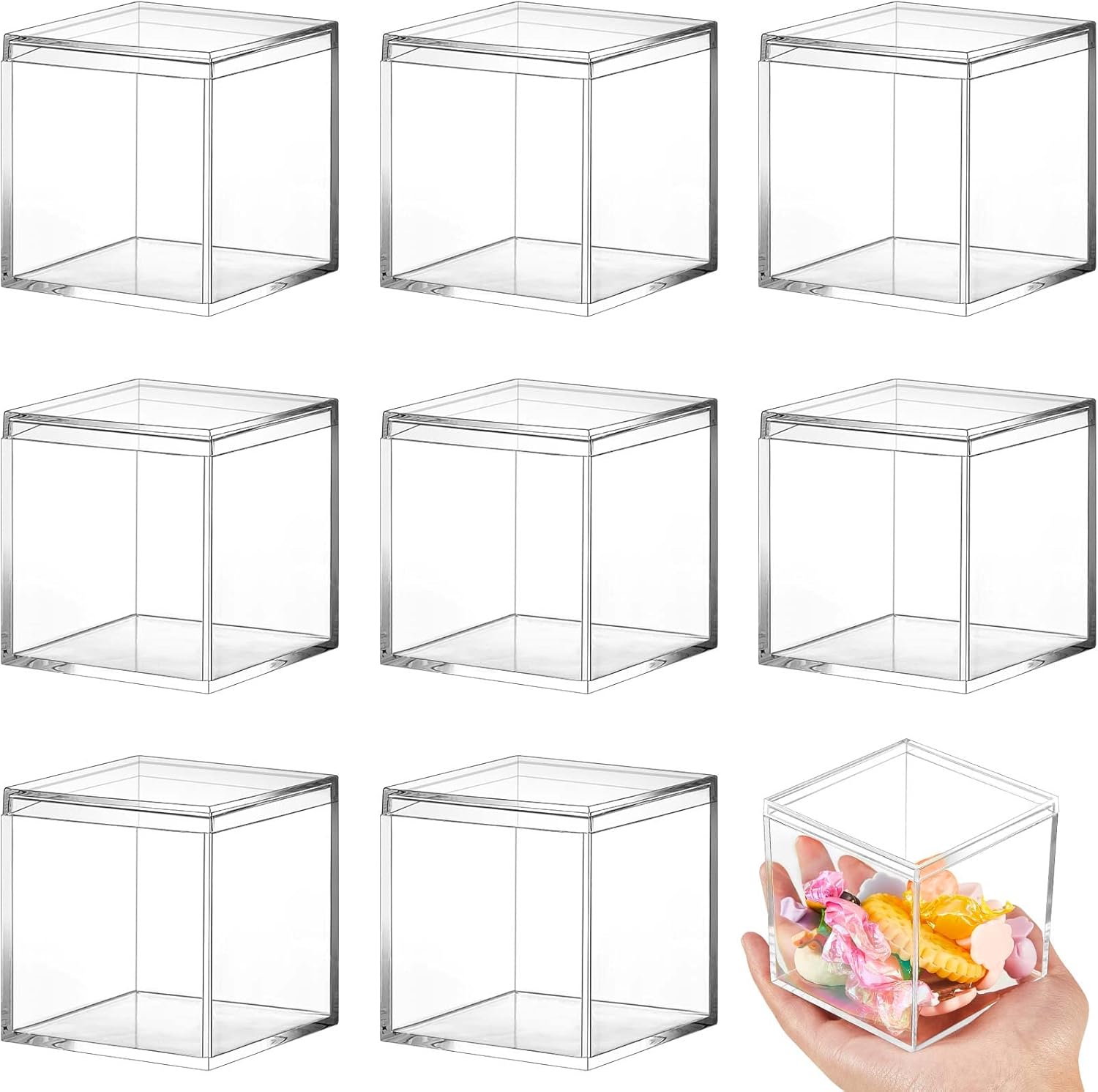 Metal Storage Basket — 2" — 2.9 x 2.9 x 2.9 Inch