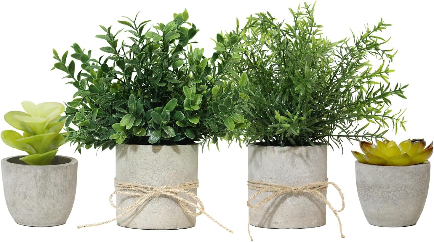 Farmhouse Faux Plant — Succulent Plants Potted II