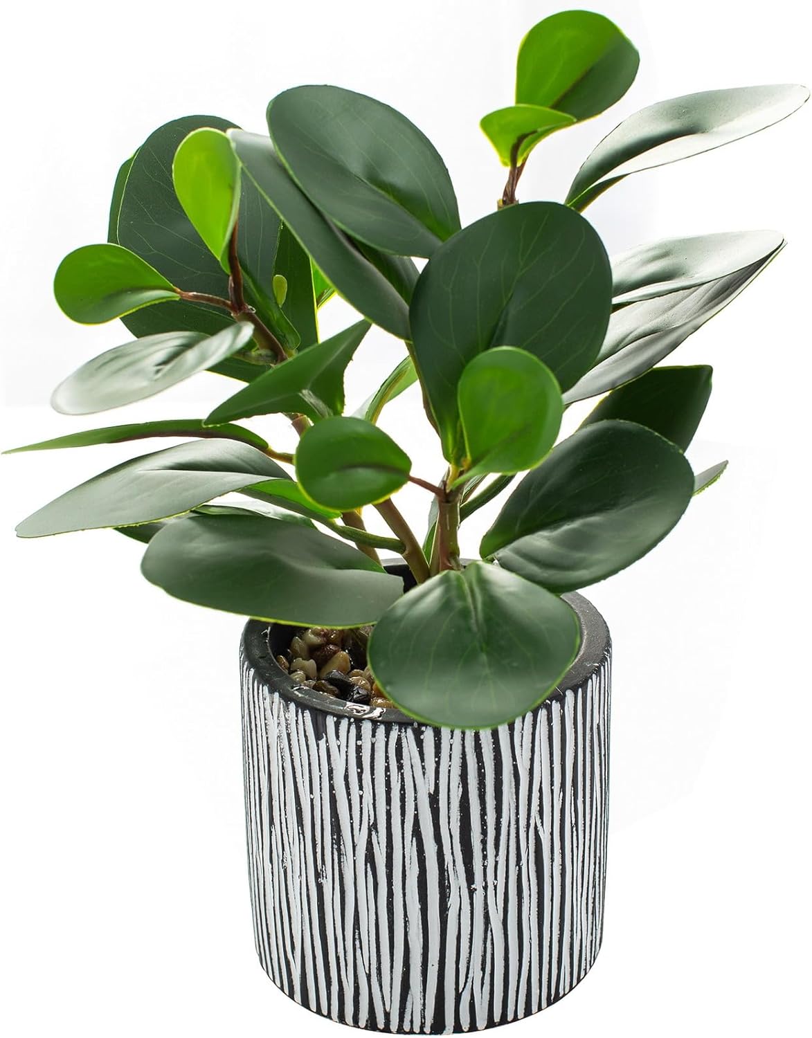 Boho Green Artificial Plant — 18.8" — Green Greenery Plant 8" H