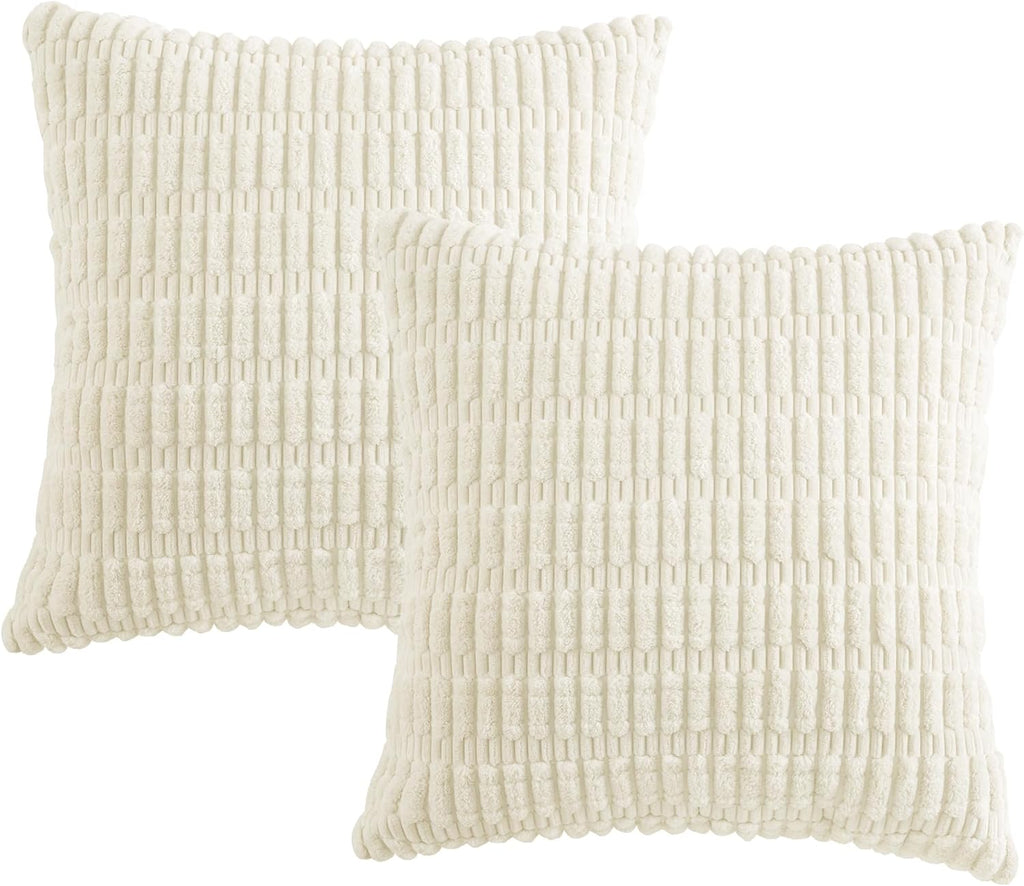 Boho Beige Throw Pillow Cover — 24" - View 7