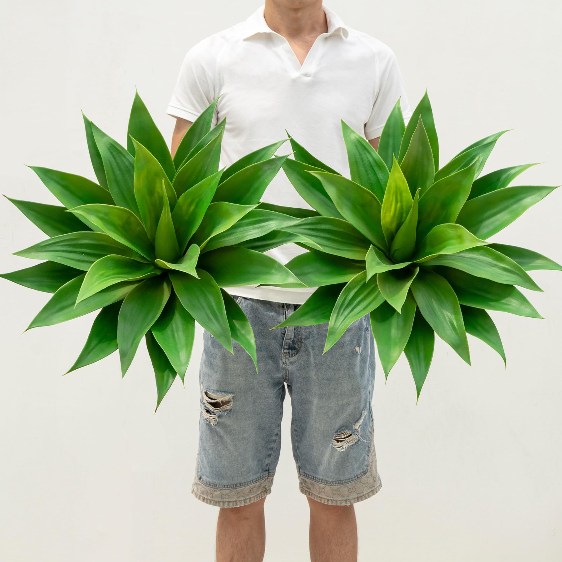 Green Artificial Plant — 22"