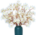 Gold Artificial Plant — 58" — 6pcs-ivory White