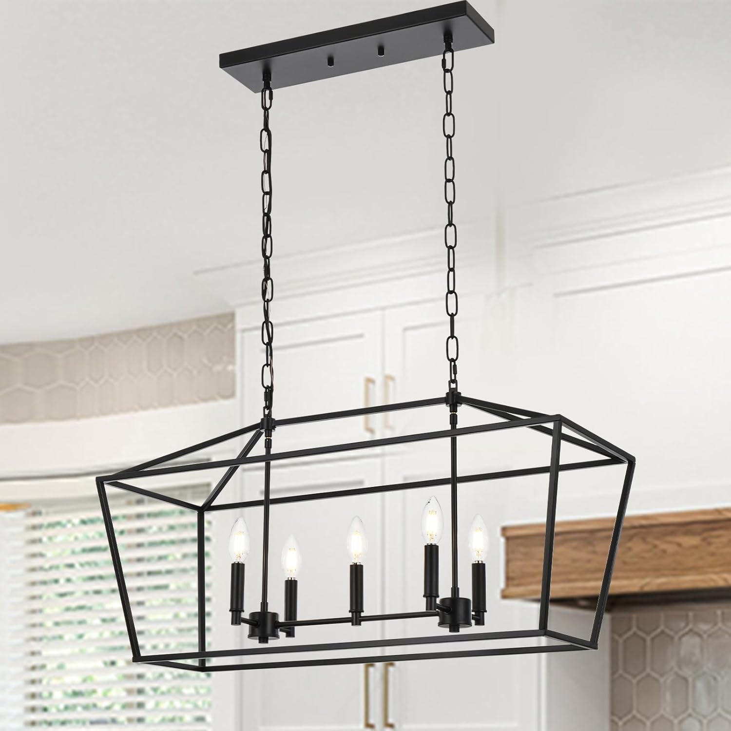 Vintage Farmhouse Metal Candle — 5-Light — BL-Linear