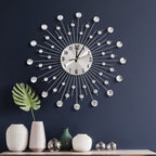 Luxe Black Wall Clock — 7"