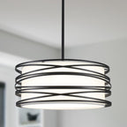 Farmhouse Black Chandelier — 3-Light