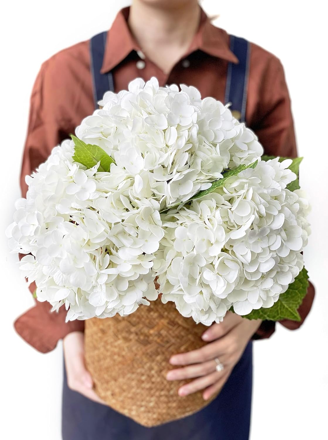 Beige Artificial Plant — 21" — White