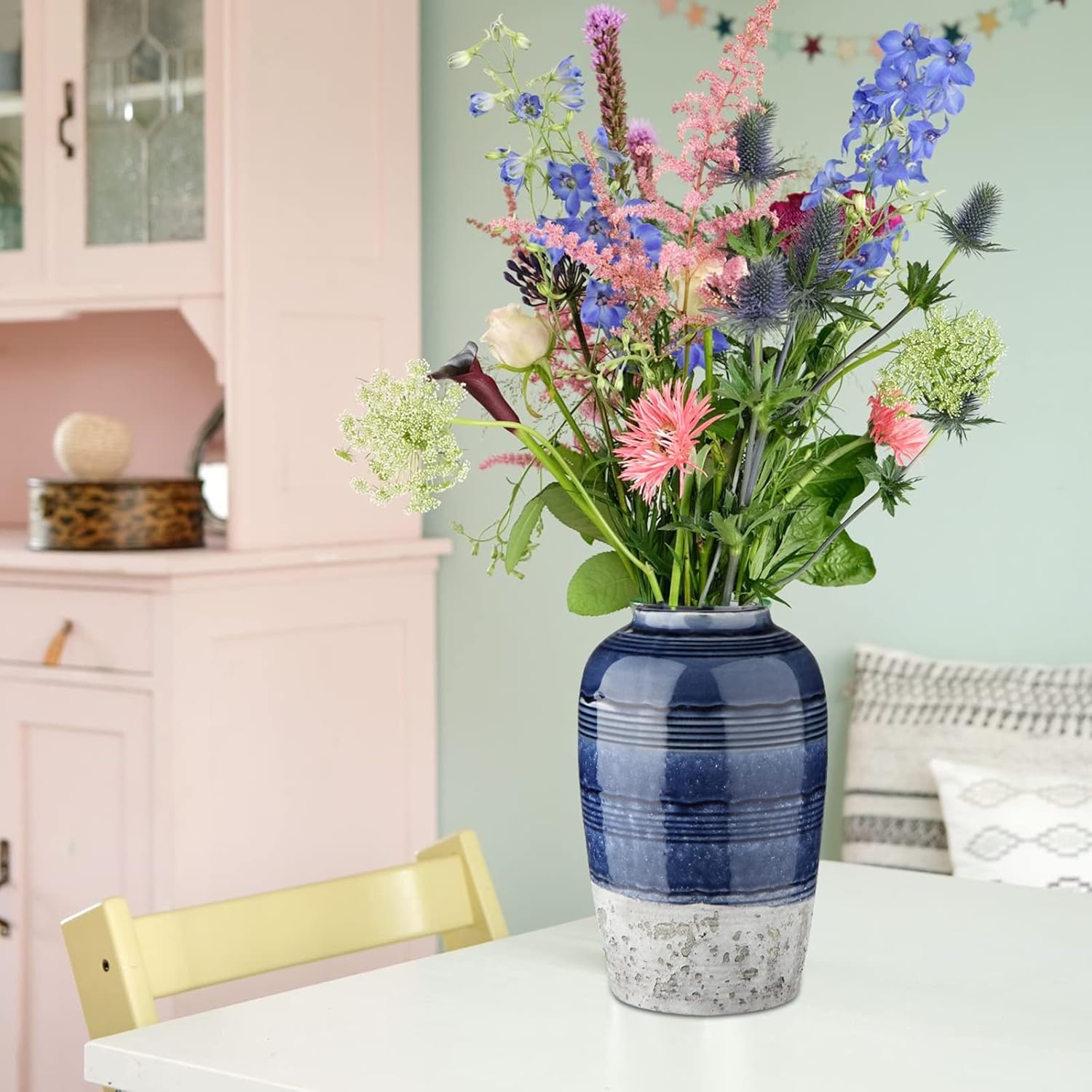 Boho Ceramic Flower Vase - View 7