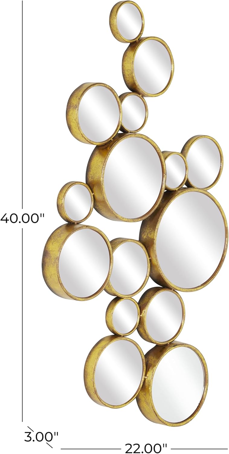 Luxe Metal Wall Mirror — 22" - View 6
