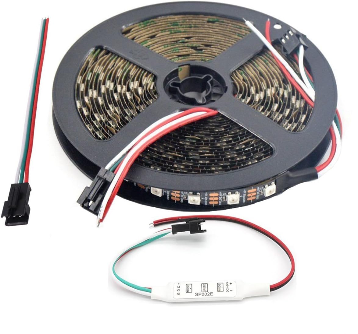 RGB Metal LED Strip Lights — 16.4ft 300LEDs Non-waterproof IP30