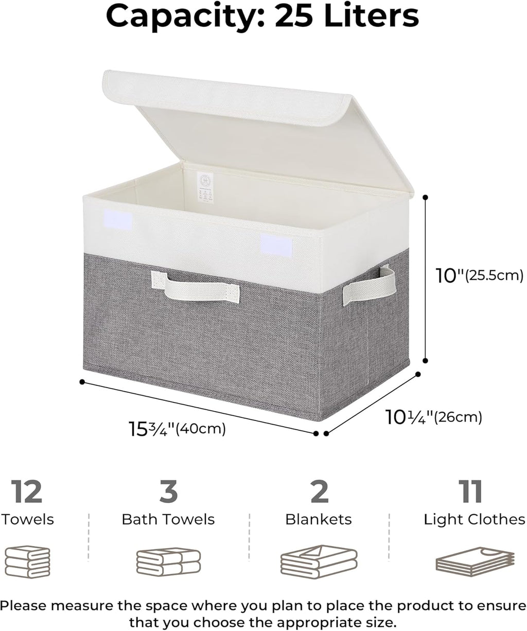 Beige Storage Bin - View 2
