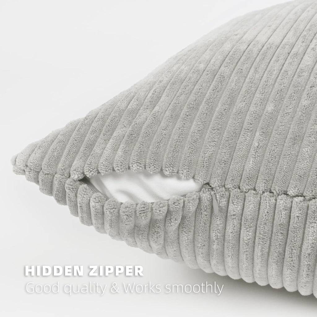 Boho Beige Throw Pillow Cover — 18" - View 4