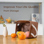 Beige Storage Bin - View 2