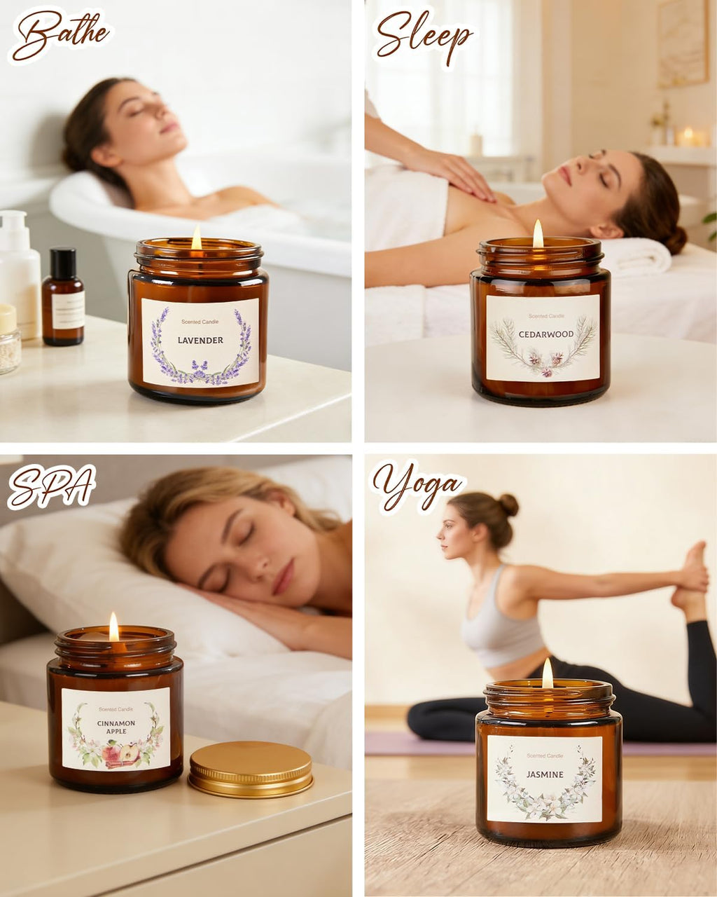 Soy Wax Metal Scented Candle - View 8