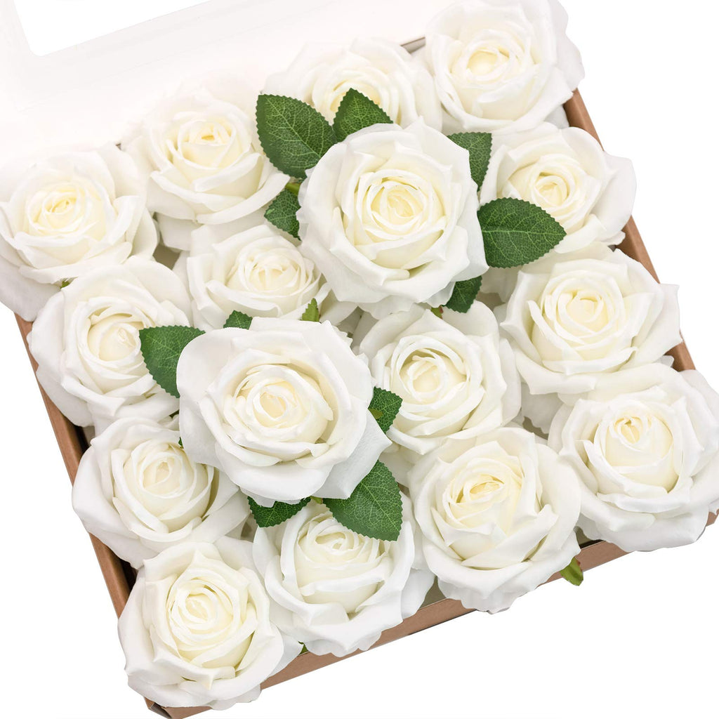 Beige Artificial Flowers — 3.5"