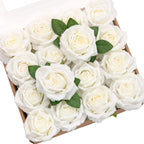 Beige Artificial Flowers — 3.5"