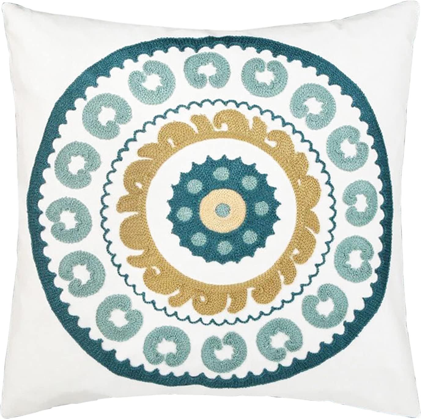 Boho Black Throw Pillow Cover — 18" — Maataifaal