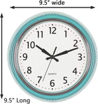 Battery Operated Mid-Century Wall Clock — 50" - View 5