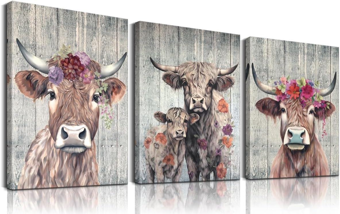Framed Wood Canvas Wall Art — 20" — Art-16