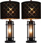 USB Modern Metal Bedside Lamp — Set of 2 - View 9