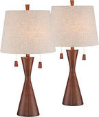 Mid-Century Wood Table Lamp — 28.75" - View 2