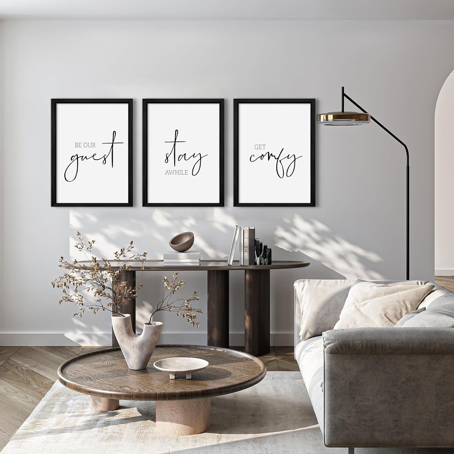 Framed Modern Wood Wall Decor — 16" - View 4