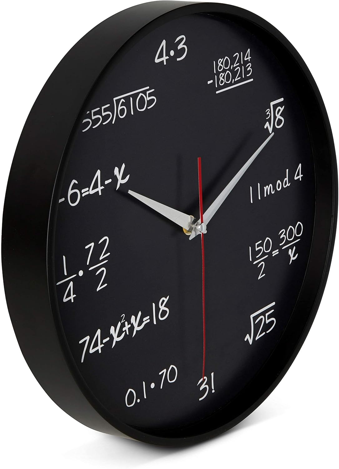 Battery Operated Wall Clock — 12" - View 2
