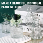 Glass Flower Vase — Set of 4 - View 4