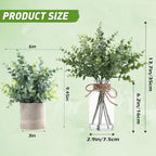 Farmhouse Black Artificial Plant — 14" - View 4