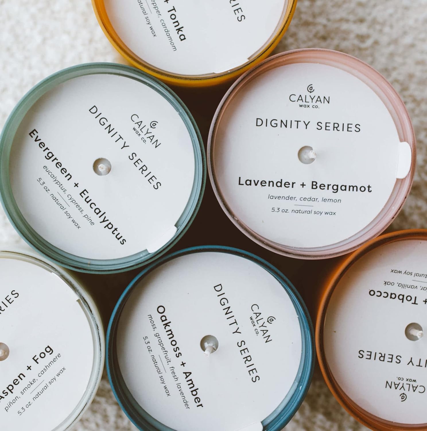 Soy Wax Luxe Ceramic Scented Candle - View 6