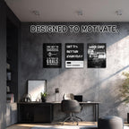 Framed Metal Wall Decor — 12" - View 4