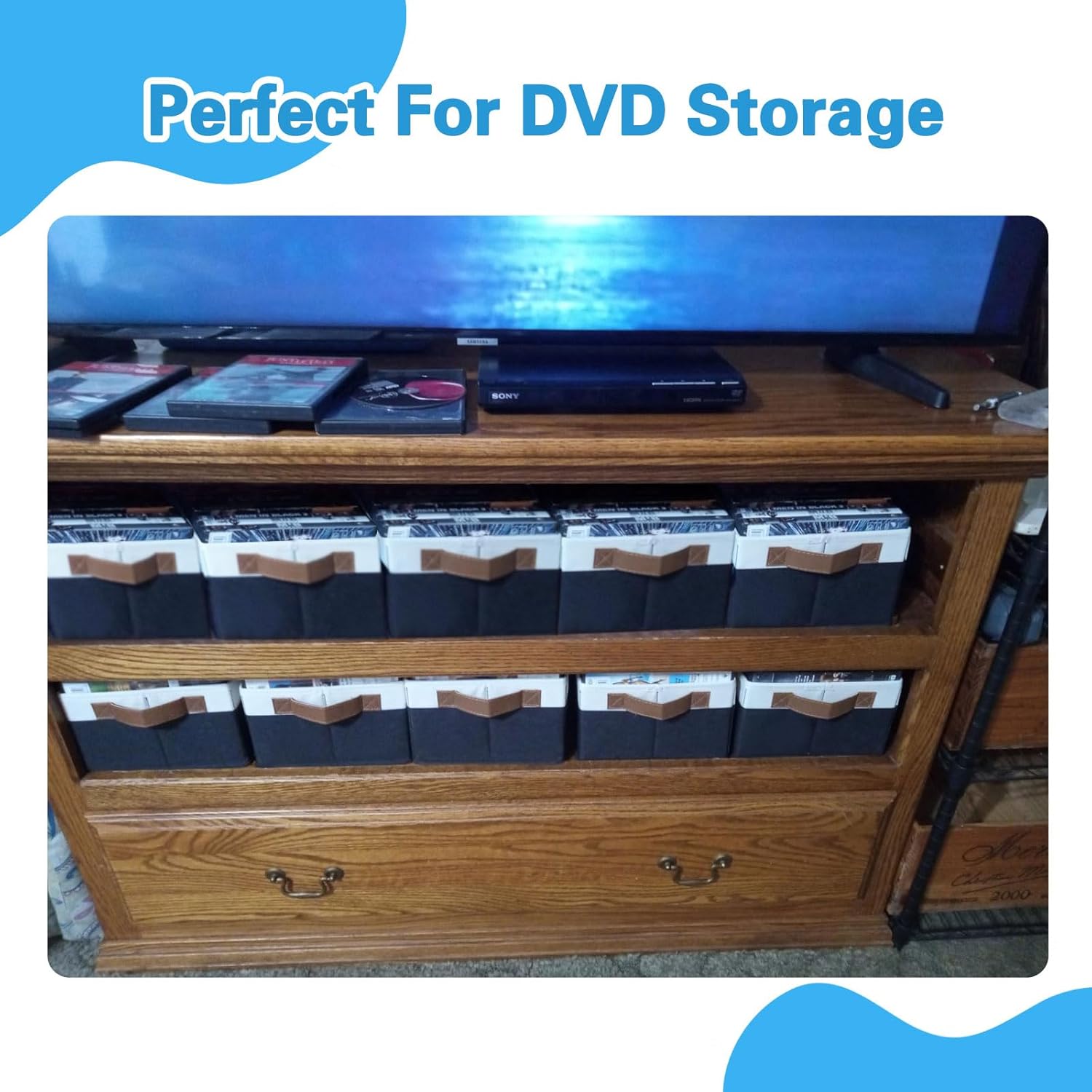 Beige Storage Bin — 11.8" - View 6