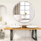 Beveled Beige Wall Mirror — 36" - View 4