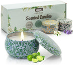 Scented Pink Candle — Lavender+Gardenia+Lemon