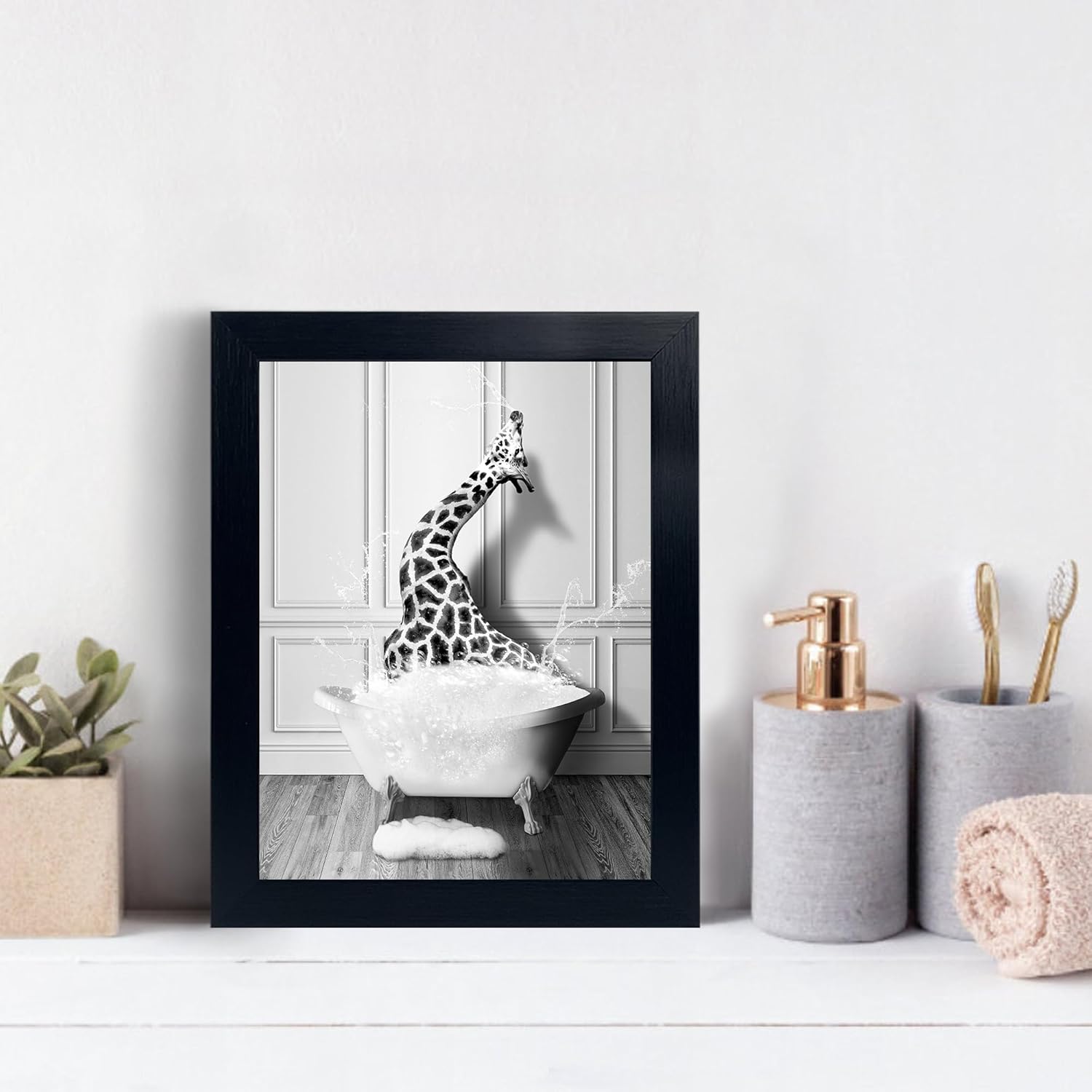 Framed Wood Canvas Wall Art — 8" - View 3