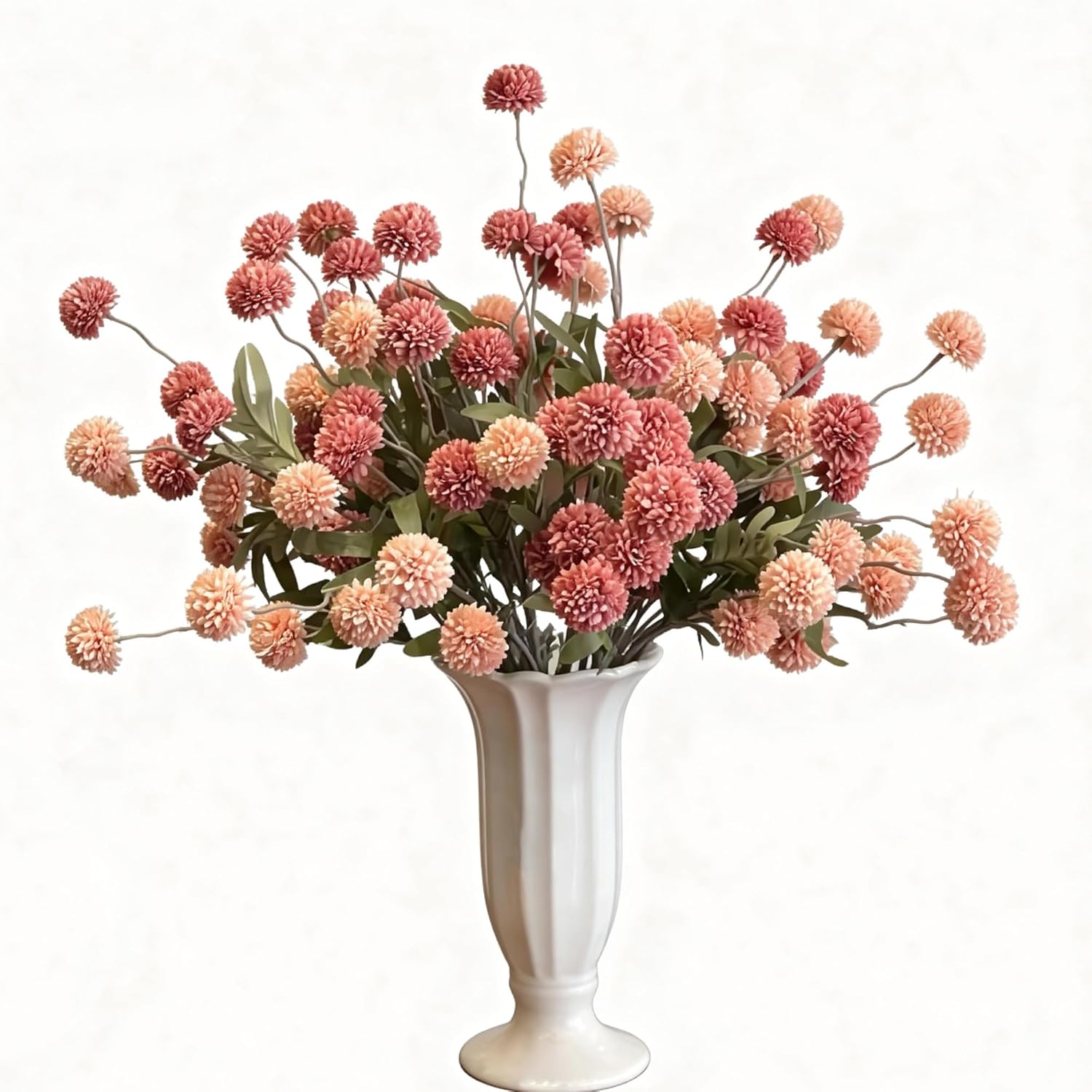 Beige Artificial Flowers — 20" — Pink Mix