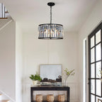 Luxe Glass Chandelier — 16" - View 4