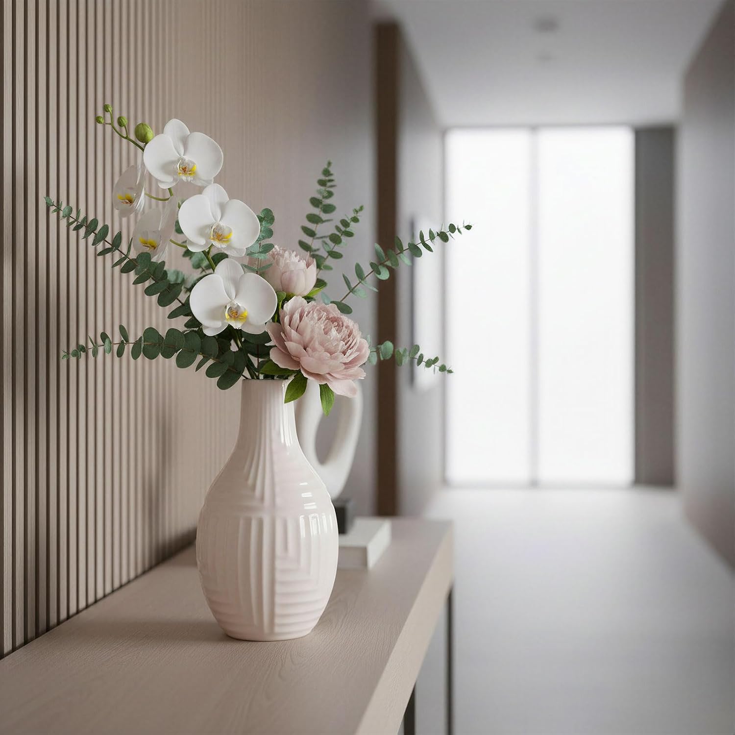 Modern Green Vase — 9.4" - View 2