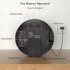 Blue Wall Clock - View 8