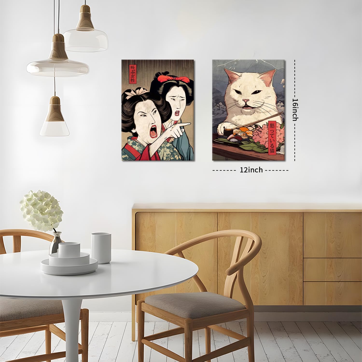 Framed Fabric Canvas Wall Art — 12x16 - View 3