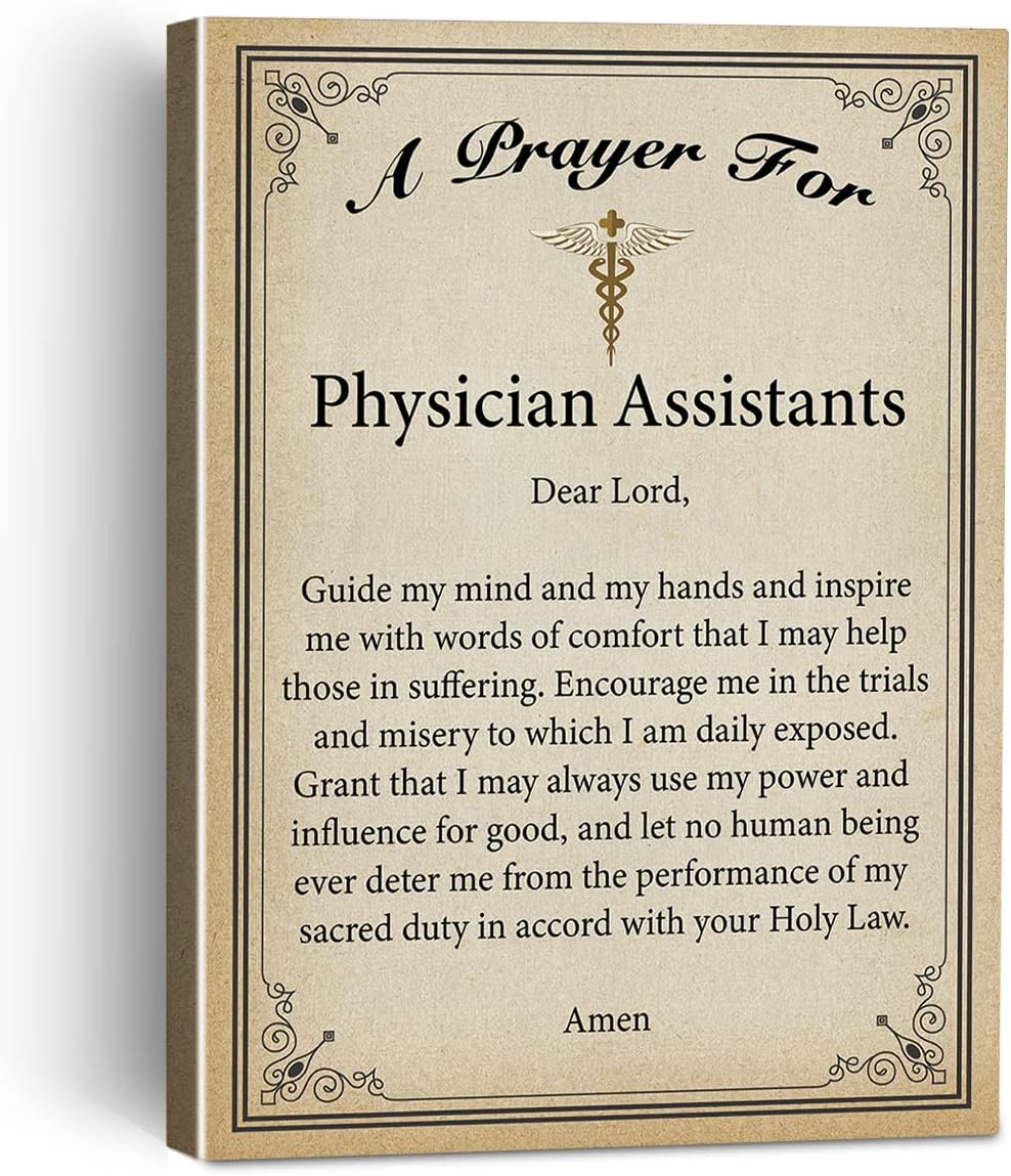 Beige Framed Wall Art — Physician Assistants