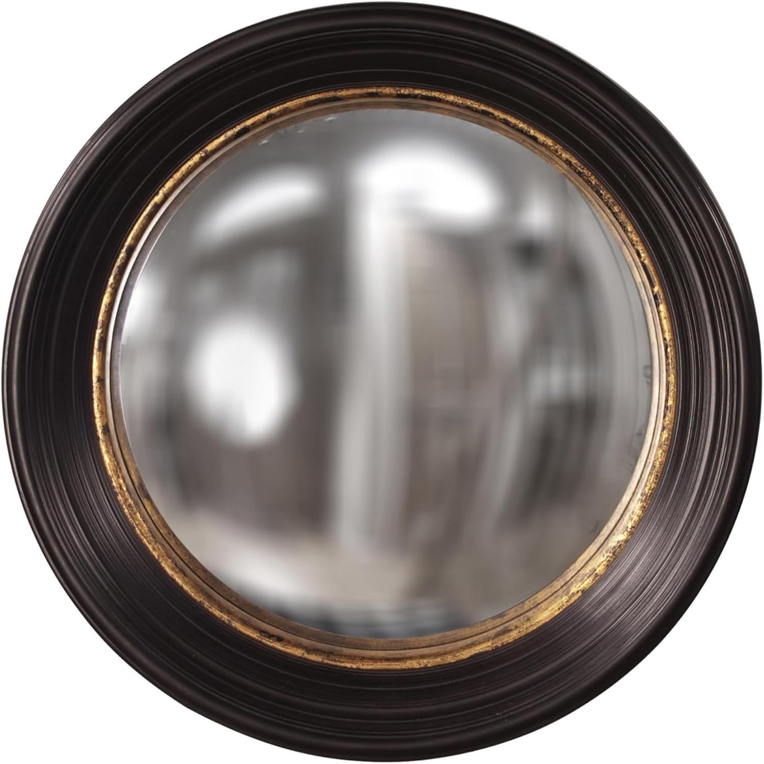 Round Luxe Glass Wall Mirror — 21" — 25"L x 25"W