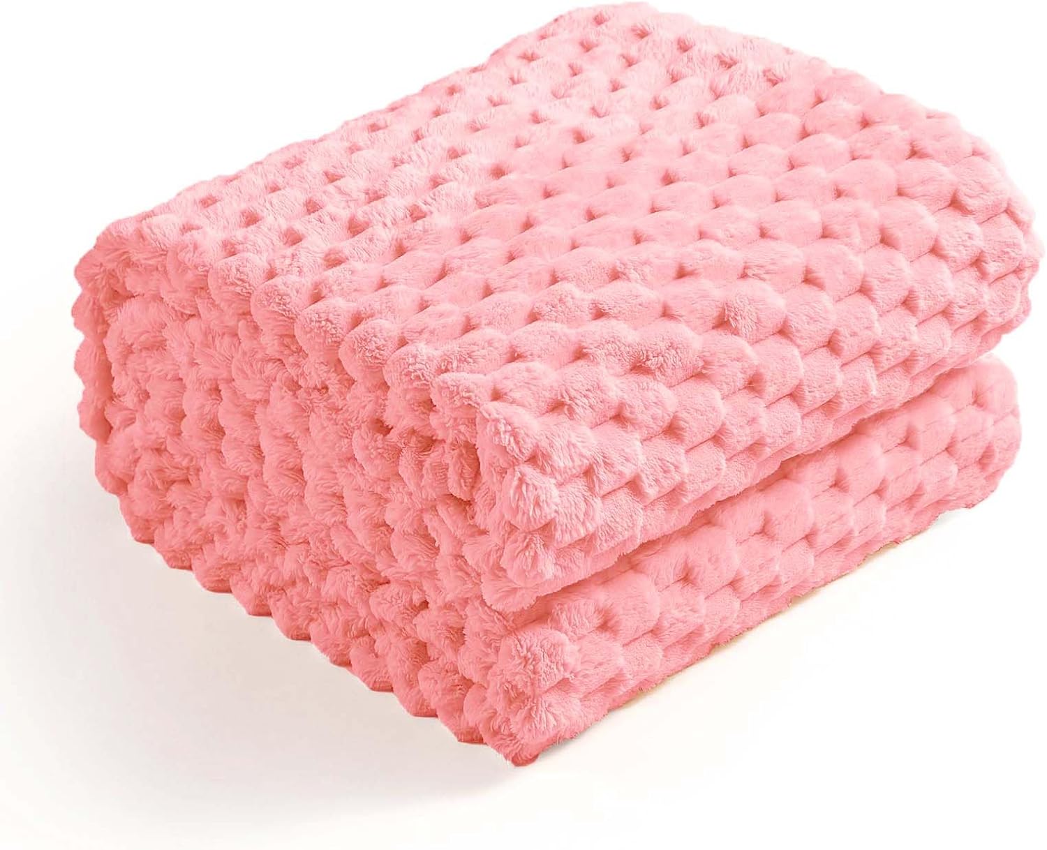 Black Throw Pillow — 50" — Baby Pink