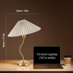 Black Nightstand Lamp - View 2