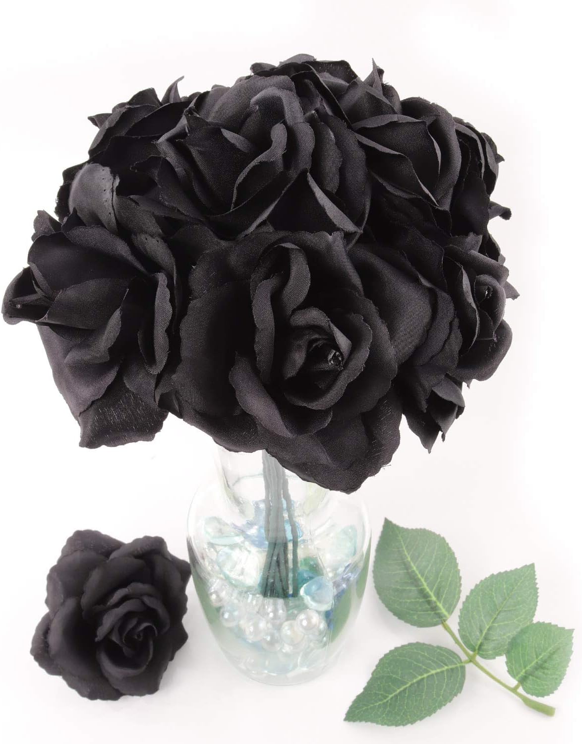 Beige Artificial Plant — Black